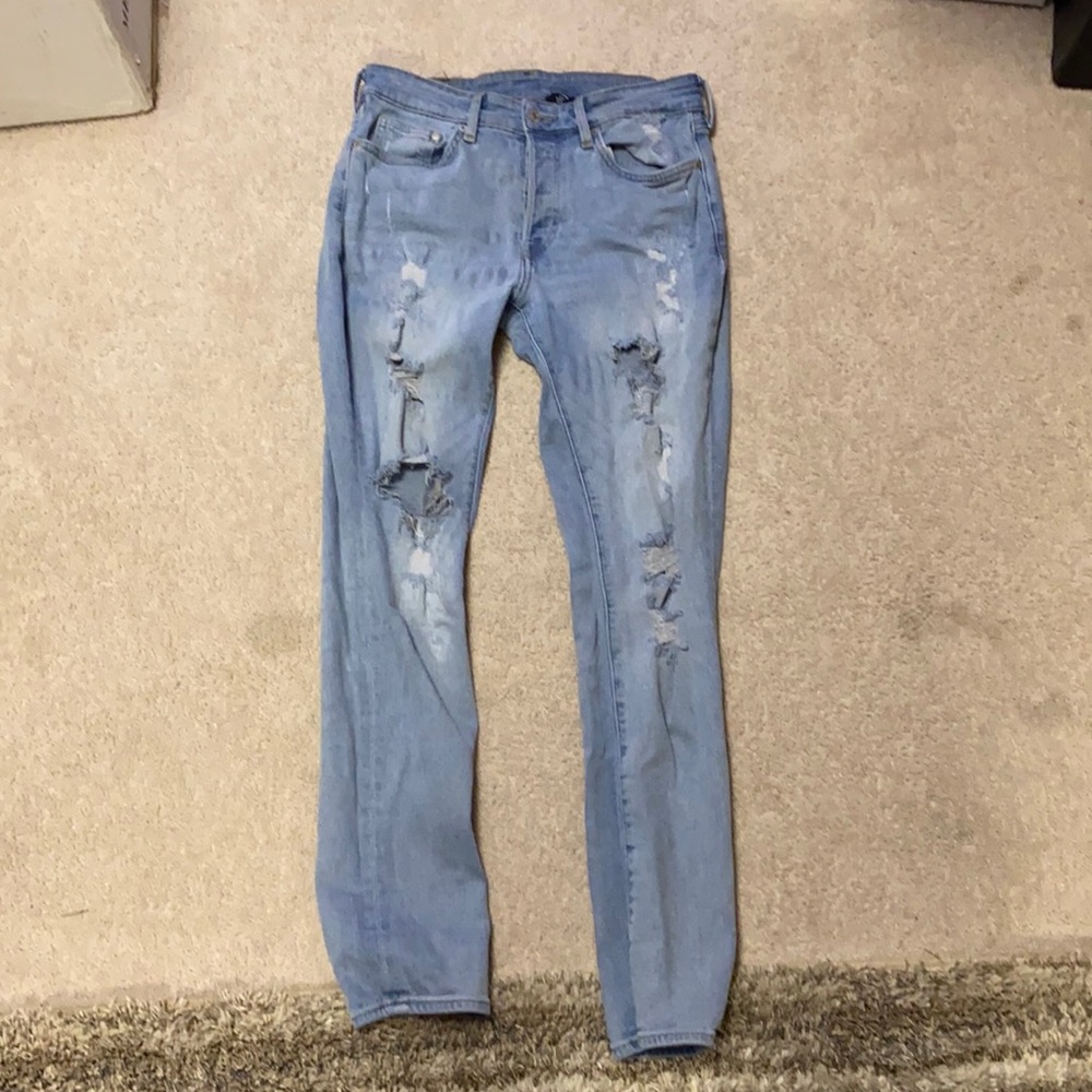 Ripped Denim Jeans